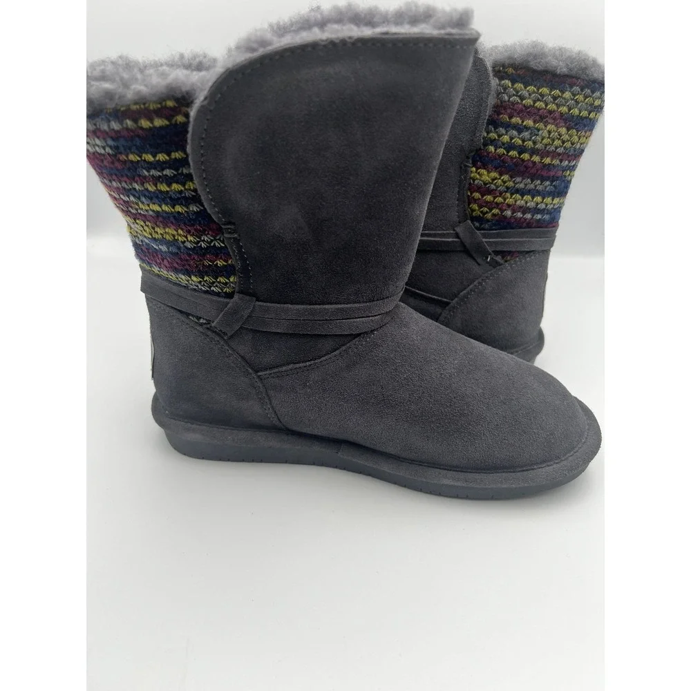 Bearpaw Maggie Boots women's size 7M Charcoal color